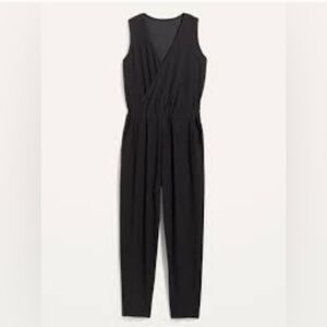 Old Navy Active Breathe Women's Jumpsuit Size Large Dark Gray Athleisure
